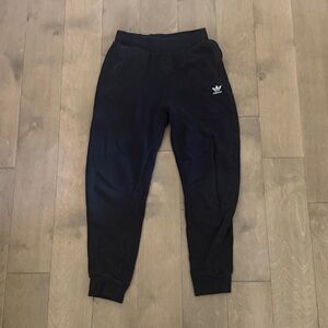 adidas Kids Black Trefoil Sweatpants Joggers